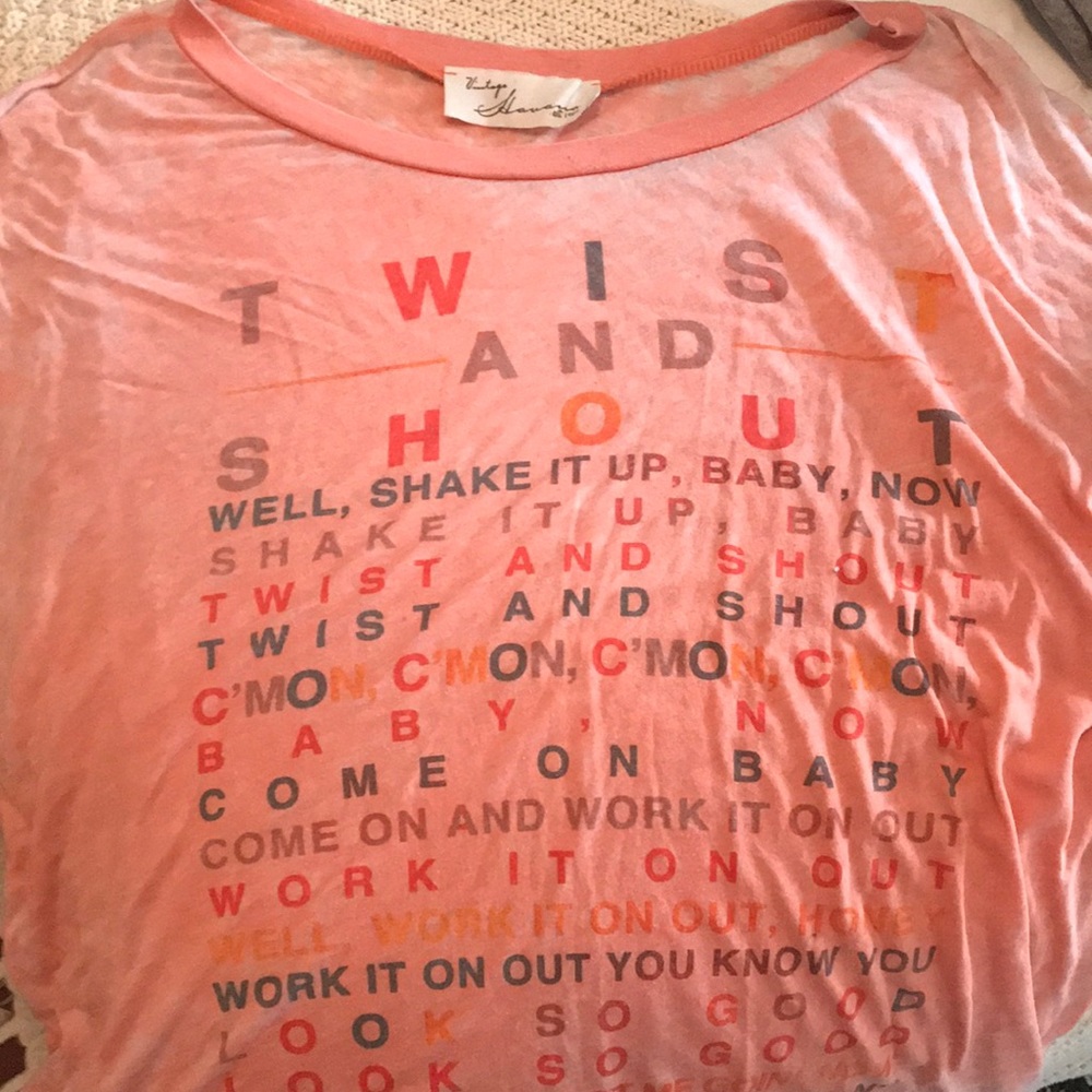 Vintage Havana oversized Lyrics Tee